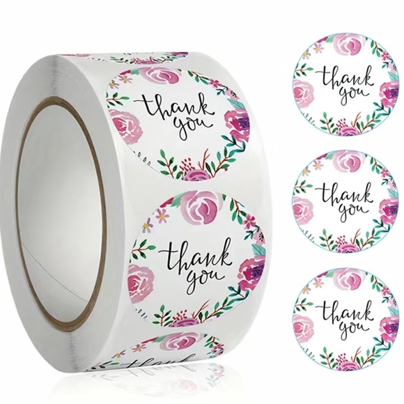Other - 500 Roll of Thank You Stickers